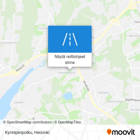 Kyntäjänpolku kartta