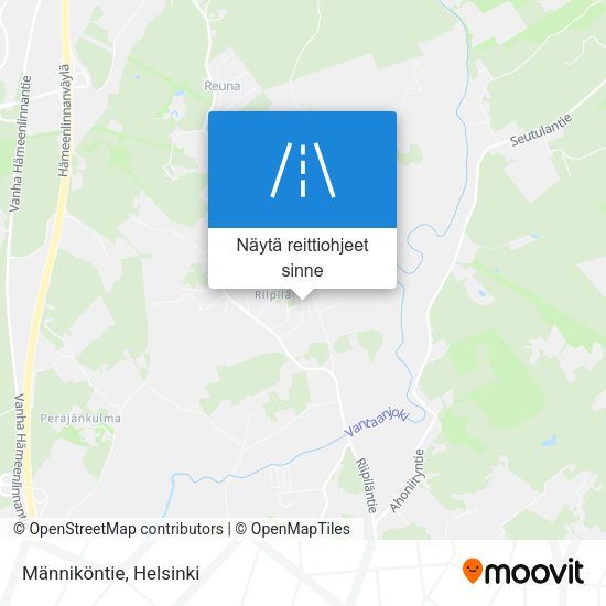 Männiköntie kartta