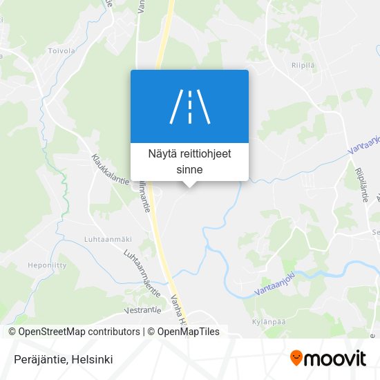 Peräjäntie kartta