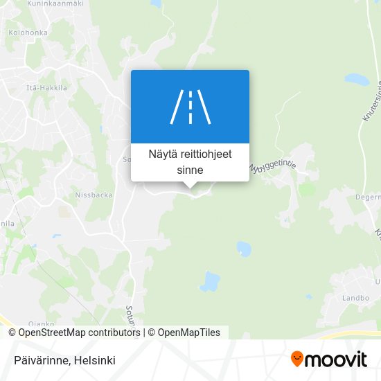 Päivärinne kartta