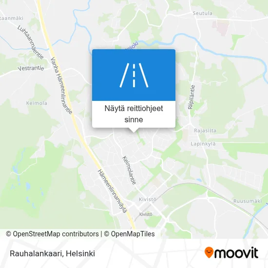 Rauhalankaari kartta