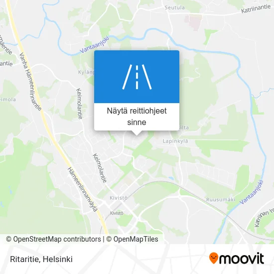 Ritaritie kartta