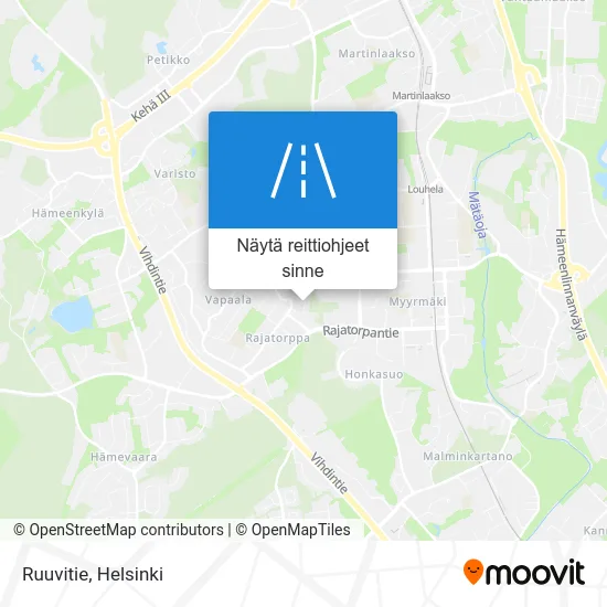 Ruuvitie kartta