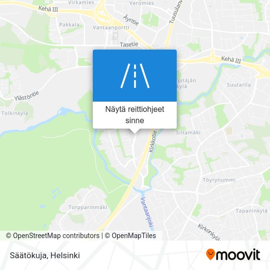 Säätökuja kartta