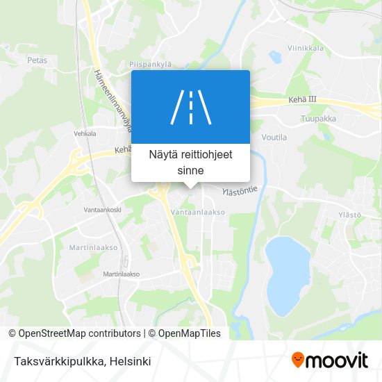 Taksvärkkipulkka kartta