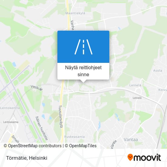 Törmätie kartta