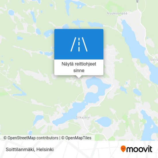 Soittilanmäki kartta