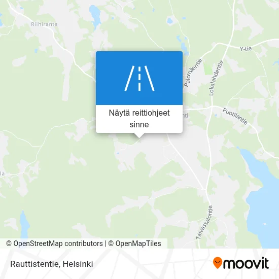 Rauttistentie kartta