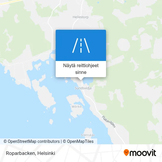 Roparbacken kartta