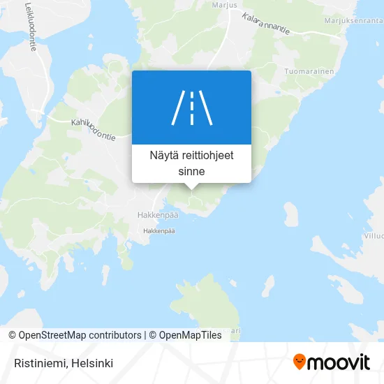 Ristiniemi kartta