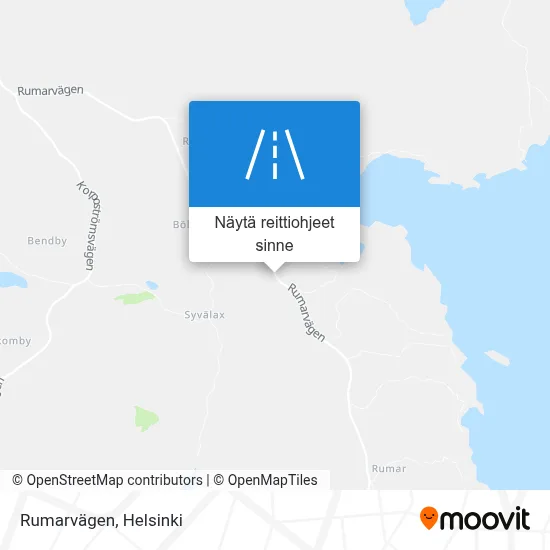 Rumarvägen kartta
