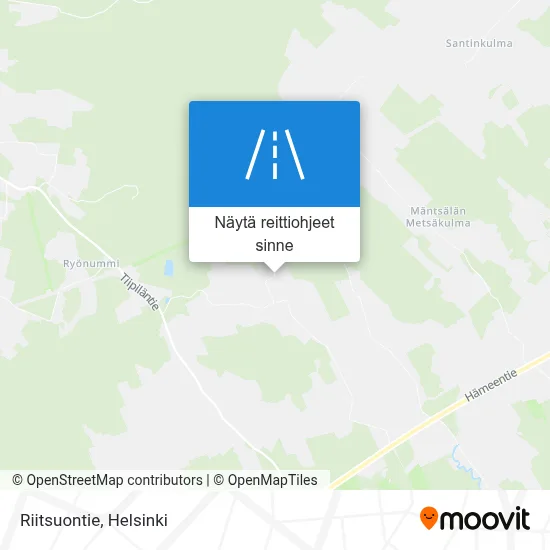 Riitsuontie kartta