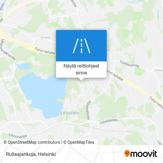 Rullaajankuja kartta