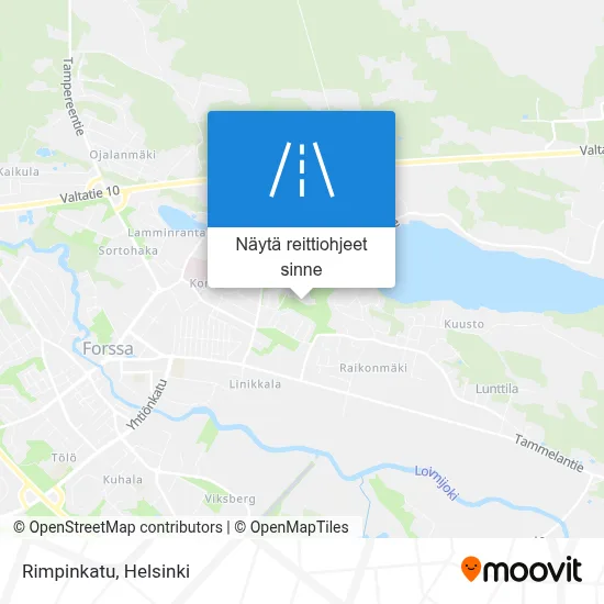 Rimpinkatu kartta