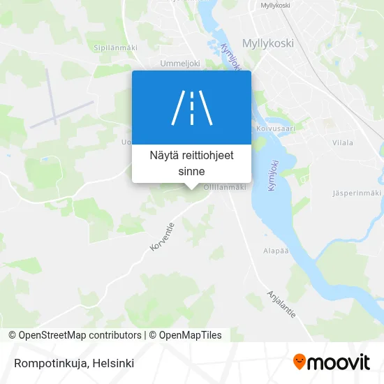 Rompotinkuja kartta