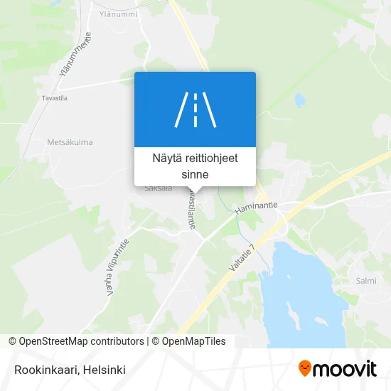 Rookinkaari kartta