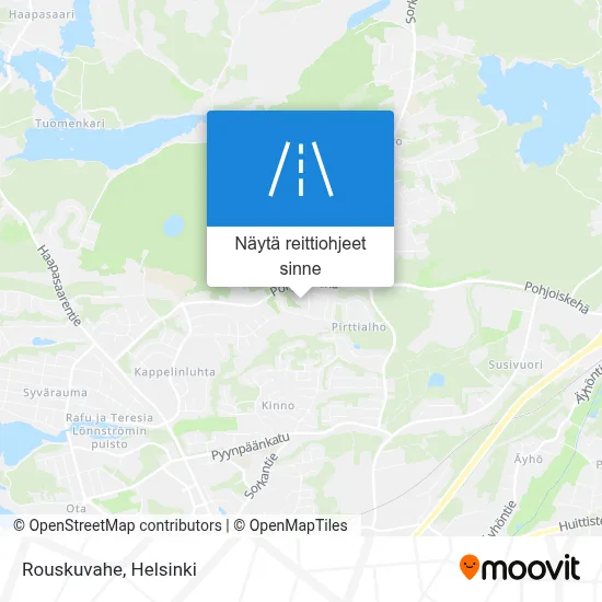 Rouskuvahe kartta