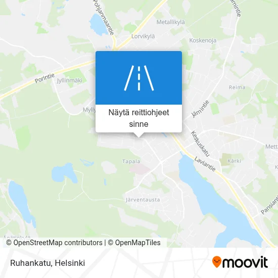 Ruhankatu kartta