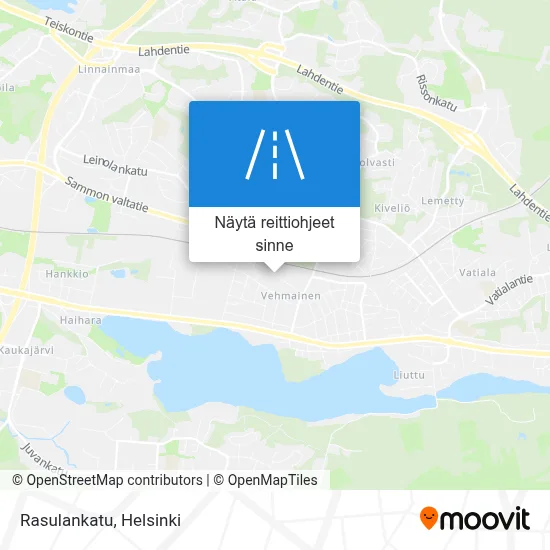 Rasulankatu kartta