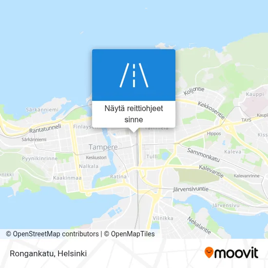 Rongankatu kartta