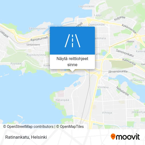Ratinankatu kartta