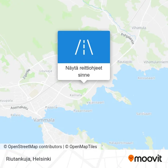 Riutankuja kartta