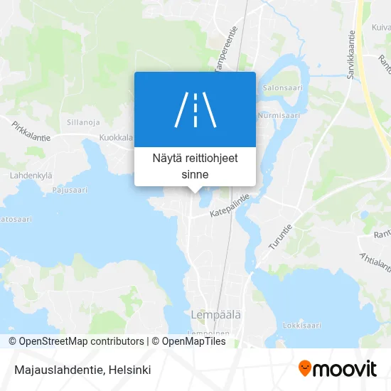 Majauslahdentie kartta