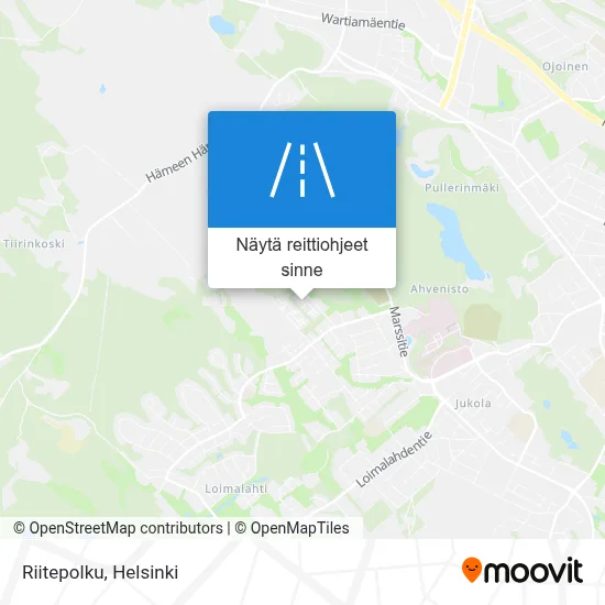 Riitepolku kartta
