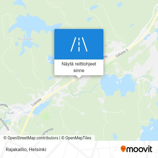 Rajakallio kartta