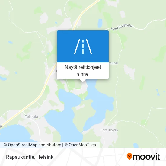 Rapsukantie kartta