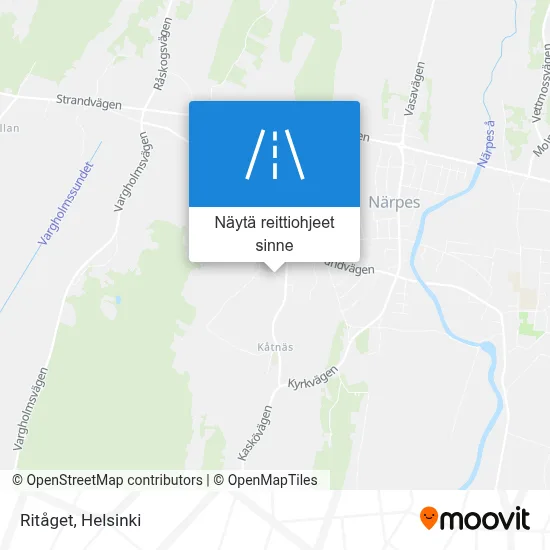 Ritåget kartta