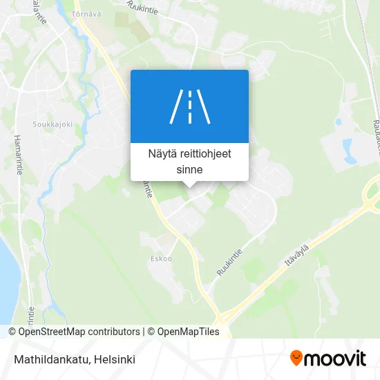 Mathildankatu kartta