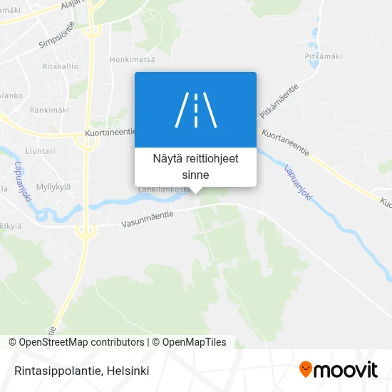 Rintasippolantie kartta