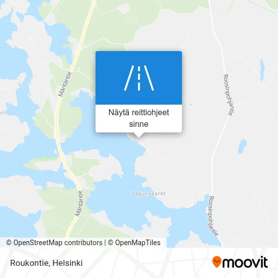 Roukontie kartta
