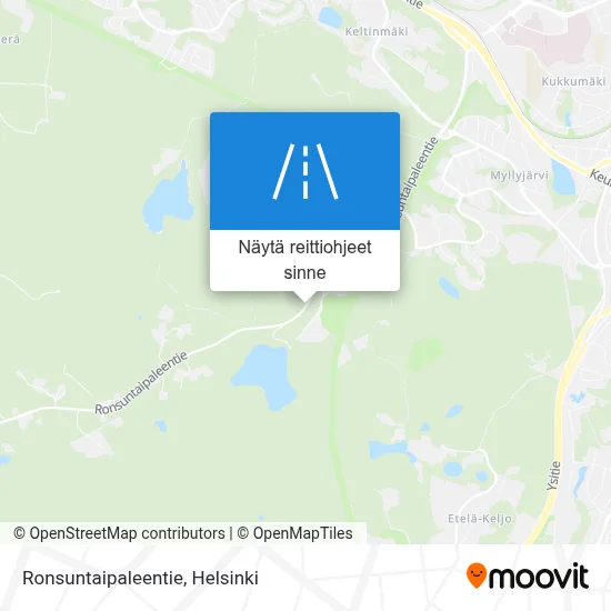 Ronsuntaipaleentie kartta