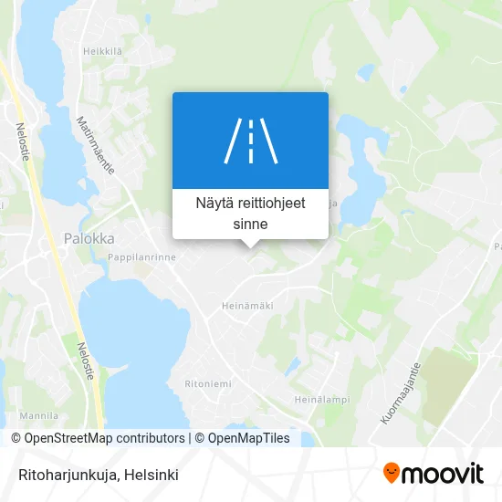 Ritoharjunkuja kartta