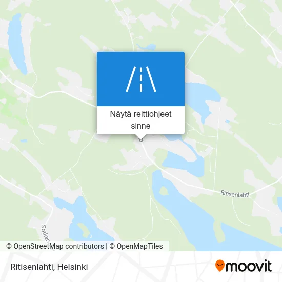 Ritisenlahti kartta