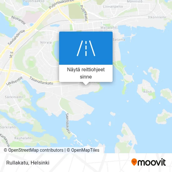Rullakatu kartta