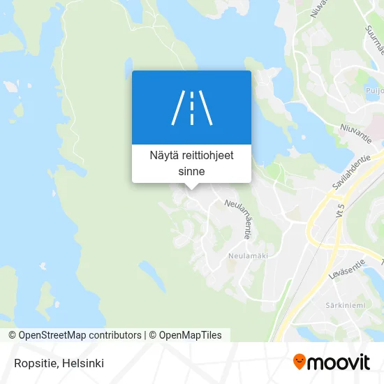 Ropsitie kartta