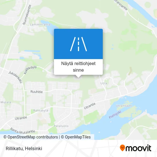 Rillikatu kartta
