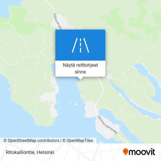 Ritokalliontie kartta