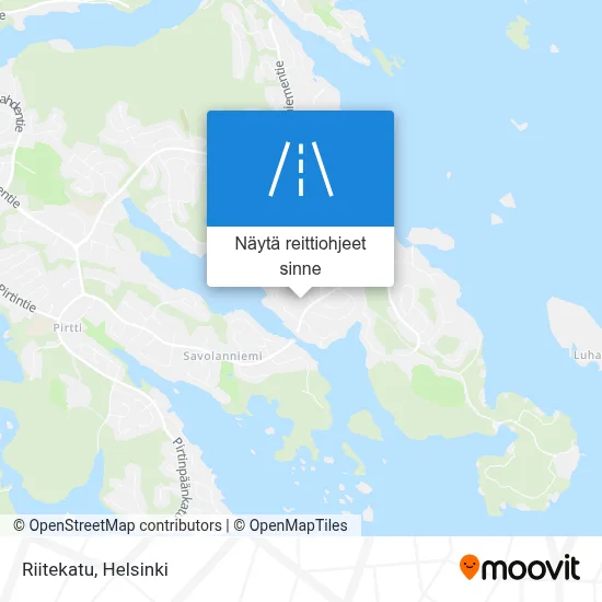 Riitekatu kartta