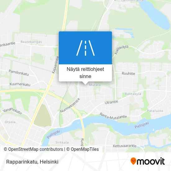 Rapparinkatu kartta