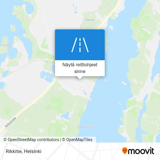 Rikkitie kartta