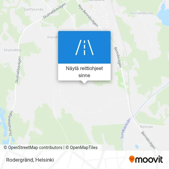 Rodergränd kartta