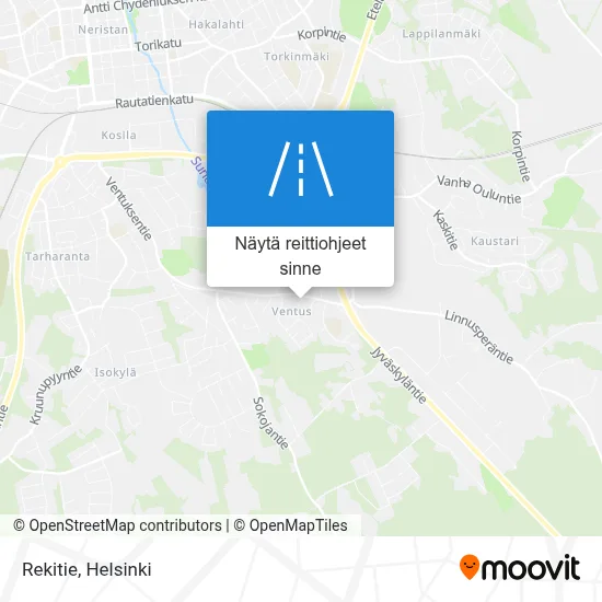 Rekitie kartta