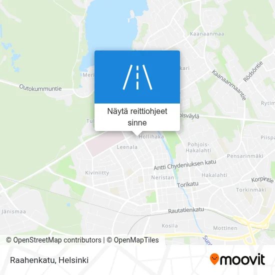 Raahenkatu kartta