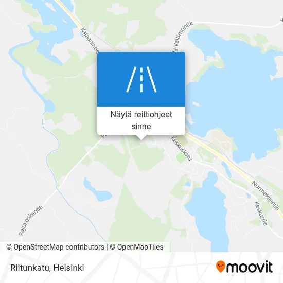 Riitunkatu kartta