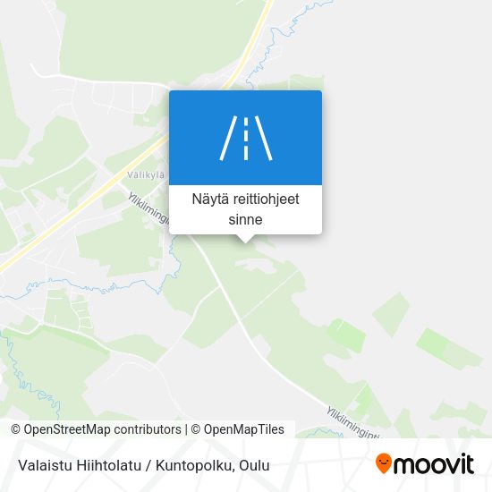 Valaistu Hiihtolatu / Kuntopolku kartta