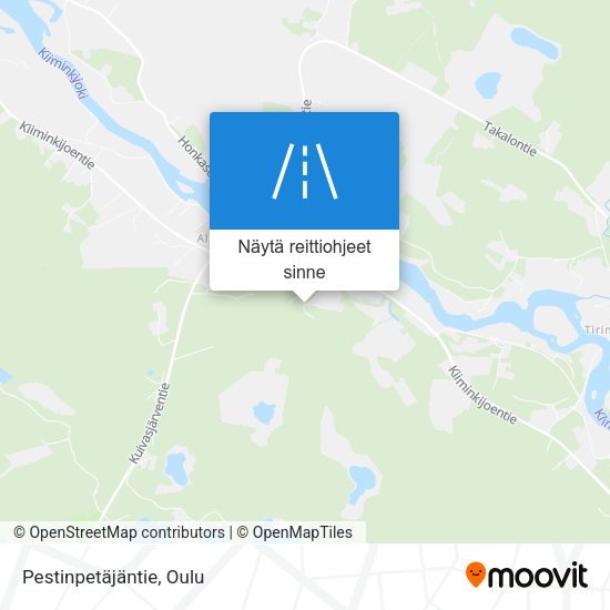 Pestinpetäjäntie kartta